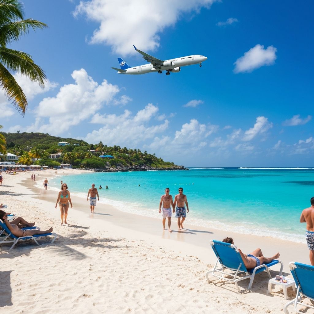 Maho Beach, Dutch Side
